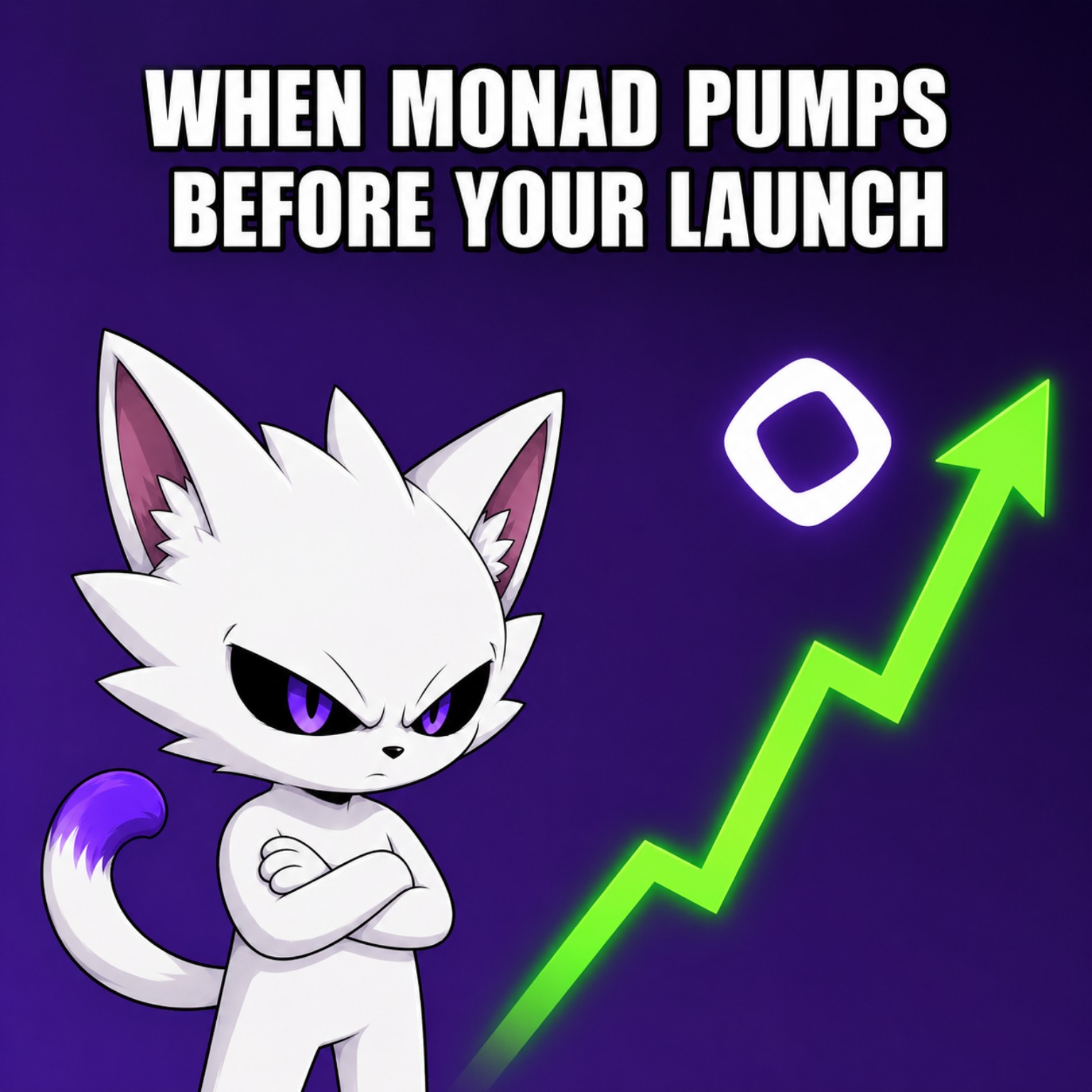 NADMON meme: Monad pumps before launch