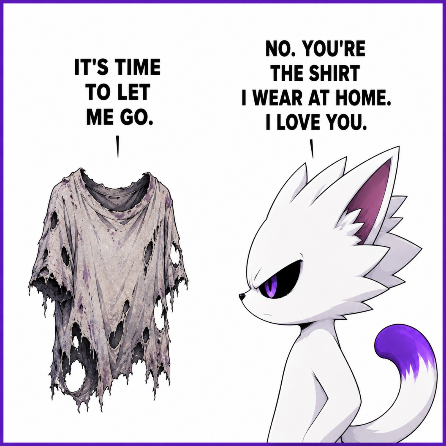 NADMON meme: the comfortable shirt